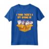 Cute & Funny I Think There's A Spy Among Us Puppy Cats Maglietta - Adorable Pet Jokes Tee for Kids