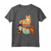 Gatti Carini che Leggono il Libro - Funny Cat Maglietta per Amanti dei Gatti e dei Libri - Idea Regalo Divertente