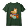 Gatti Carini che Leggono il Libro - Funny Cat Maglietta per Amanti dei Gatti e dei Libri - Idea Regalo Divertente