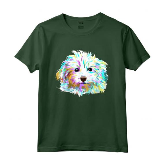Cane Colorato Maltipoo Maglietta - Leggera e Taglio Classico - Ideale per Amanti dei Cani e Proprietari di Maltipoo