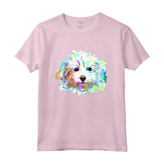Cane Colorato Maltipoo Maglietta - Leggera e Taglio Classico - Ideale per Amanti dei Cani e Proprietari di Maltipoo