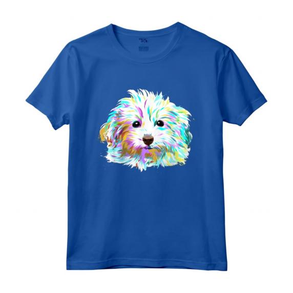 Cane Colorato Maltipoo Maglietta - Leggera e Taglio Classico - Ideale per Amanti dei Cani e Proprietari di Maltipoo