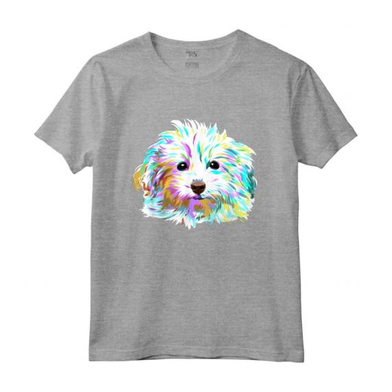 Cane Colorato Maltipoo Maglietta - Leggera e Taglio Classico - Ideale per Amanti dei Cani e Proprietari di Maltipoo