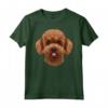 Faccia di Cane Barboncino Toy Marrone - Maglietta Divertente per Amanti degli Animali - Design Creativo Unico
