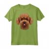 Faccia di Cane Barboncino Toy Marrone - Maglietta Divertente per Amanti degli Animali - Design Creativo Unico