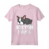 Boston Terrier Dog Cucciolo Dolce - Mamma Bostie Maglietta per gli Amanti dei Cani - Ideale per Passeggiata o Addestramento