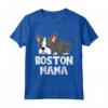 Boston Terrier Dog Cucciolo Dolce - Mamma Bostie Maglietta per gli Amanti dei Cani - Ideale per Passeggiata o Addestramento