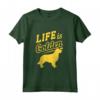 Life Is Golden - Cute Golden Retriever Dog Breed Maglietta for Proud Owners and Breeders - Perfect Gift for Dog Mom's and Dad's