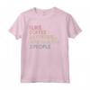 Pitbull Cane Dog Caffè Vintage Retro Maglietta - I Like Coffee My Pitbull And Maybe 3 People - Stile Classico Retro