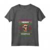 Donna Merry Woofmas Ugly Sweater Natale Chihuahua Cani Maglietta con Collo a V - Regalo Divertente per Amante dei Cuccioli di Chihuahua