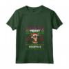 Donna Merry Woofmas Ugly Sweater Natale Chihuahua Cani Maglietta con Collo a V - Regalo Divertente per Amante dei Cuccioli di Chihuahua