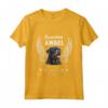 Il mio Rottweiler è un angelo custode - Tee Regalo Divertente per Amanti dei Cani - Maglietta Vintage per Festa della Mamma o del Papà