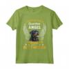 Il mio Rottweiler è un angelo custode - Tee Regalo Divertente per Amanti dei Cani - Maglietta Vintage per Festa della Mamma o del Papà