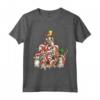 Basset Hound Camicia Cane Albero di Natale - Maglietta per Amanti dei Cani durante le Vacanze Natalizie - Regalo Divertente per Natale