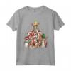 Basset Hound Camicia Cane Albero di Natale - Maglietta per Amanti dei Cani durante le Vacanze Natalizie - Regalo Divertente per Natale