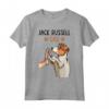 Jack Russell Terrier Papà Cane Padre Divertente Uomini Maglietta - Regalo Ideale per Amanti dei Cani e Proprietari di Jack Russell Terrier