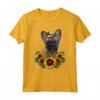 Carino Bulldog Francese Regalo Girasole Decor Cane Maglietta - Ideale per Compleanno o Natale - Amo il mio bulldog francese e i girasoli