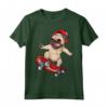 Skateboard Divertente da Uomo e Donna per Amanti dei Cani - Regalo per Skateboard Maglietta - Puppies Paws & Skateboard Craze