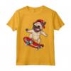 Skateboard Divertente da Uomo e Donna per Amanti dei Cani - Regalo per Skateboard Maglietta - Puppies Paws & Skateboard Craze