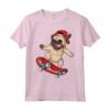 Skateboard Divertente da Uomo e Donna per Amanti dei Cani - Regalo per Skateboard Maglietta - Puppies Paws & Skateboard Craze