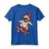 Skateboard Divertente da Uomo e Donna per Amanti dei Cani - Regalo per Skateboard Maglietta - Puppies Paws & Skateboard Craze