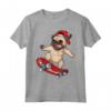 Skateboard Divertente da Uomo e Donna per Amanti dei Cani - Regalo per Skateboard Maglietta - Puppies Paws & Skateboard Craze