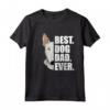 Best Dog Dad Ever Bull Terrier - Maglietta Regalo per Proprietari di Cani - Ideale per Compleanno o Natale per Amanti dei Cani