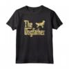 Golden Retriever Dogfather - Maglietta Divertente per Padri - Regalo Natalizio per Amanti dei Cani