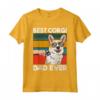 Best Corgi Dad Ever - Vintage Maglietta per il Papà Amante dei Cani - Ideale per Natale, Ringraziamento e Anniversari