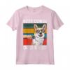 Best Corgi Dad Ever - Vintage Maglietta per il Papà Amante dei Cani - Ideale per Natale, Ringraziamento e Anniversari