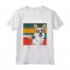 Best Corgi Dad Ever - Vintage Maglietta per il Papà Amante dei Cani - Ideale per Natale, Ringraziamento e Anniversari