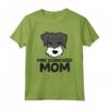 Mini Schnauzer Mamma - Maglietta con Design Divertente per un Regalo Speciale di Compleanno o Natale per Donne Amanti dei Cani Schnauzer