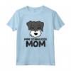 Mini Schnauzer Mamma - Maglietta con Design Divertente per un Regalo Speciale di Compleanno o Natale per Donne Amanti dei Cani Schnauzer