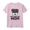 Mini Schnauzer Mamma - Maglietta con Design Divertente per un Regalo Speciale di Compleanno o Natale per Donne Amanti dei Cani Schnauzer