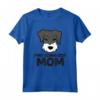Mini Schnauzer Mamma - Maglietta con Design Divertente per un Regalo Speciale di Compleanno o Natale per Donne Amanti dei Cani Schnauzer