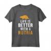 Life is Better with a Nutria - Ratto di Castoro Maglietta - Idea Regalo Divertente per Amanti degli Animali - Compleanno