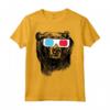 Bear 3D Glasses T-Shirt - Divertente e Cool - Novità Umorismo - Maglietta con Orso