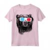 Bear 3D Glasses T-Shirt - Divertente e Cool - Novità Umorismo - Maglietta con Orso