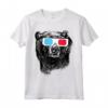 Bear 3D Glasses T-Shirt - Divertente e Cool - Novità Umorismo - Maglietta con Orso
