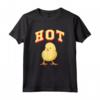 Hot Pulcino Divertente - T-shirt con Giochi di Parole - Leggera e Taglio Classico