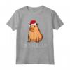 Ok I Pull Up Capybara - Cappello da Babbo Natale con animali Maglietta - Regalo di Natale divertente per la famiglia e gli amici amanti degli animali