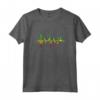 Reggae Music Polso Africa Jamaica Rastafari Heartbeat Maglietta - Good Vibes Only - Ideale come Regalo per Appassionati di Musica e Viaggi