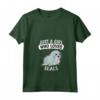 Donna Just A Girl Who Loves Seals Divertente Foca Costume Maglietta con Collo a V - Regalo Compleanno Natale