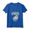 Donna Just A Girl Who Loves Seals Divertente Foca Costume Maglietta con Collo a V - Regalo Compleanno Natale