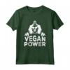 Fun Gym Gorilla Vegan Power Workout Fitness Vegan Lifestyle Maglietta - Plant Powered Muscle Tee for Vegetarians - Perfect Vegan Gift Apparel
