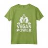 Fun Gym Gorilla Vegan Power Workout Fitness Vegan Lifestyle Maglietta - Plant Powered Muscle Tee for Vegetarians - Perfect Vegan Gift Apparel