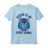 HapTiger Lilo & Stitch My Spirit Animal Stitch Maglietta - Officially Licensed Disney Apparel - Unique Design