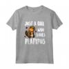 Just A Girl Who Loves Platypus Costume Da Ornitorinco Maglietta - Regalo Carino per Amanti degli Ornitorinchi - Ideale per Compleanno o Natale
