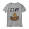 Divertente capybara roditore non preoccuparti capy retrò tramonto vintage Maglietta - Regalo per Amanti della Capibara e Proprietari di Animali - Ideale per Compleanno e Feste