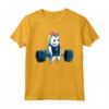 Unicorno Powerlifting - Sollevamento Pesi Deadlifting - Maglietta per Amanti della Palestra e degli Unicorni - Regalo Compleanno o Natale